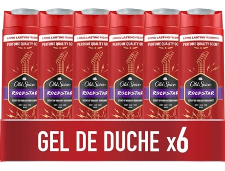 Gel de Duche OLD SPICE Rockstar (6 x 400 ml)