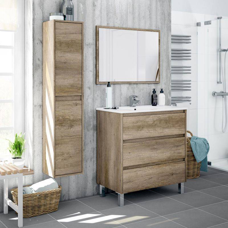 Mueble de Baño ARKITMOBEL Dakota  (Nordik - Melamina - 30 x 140 x 25.5 cm)