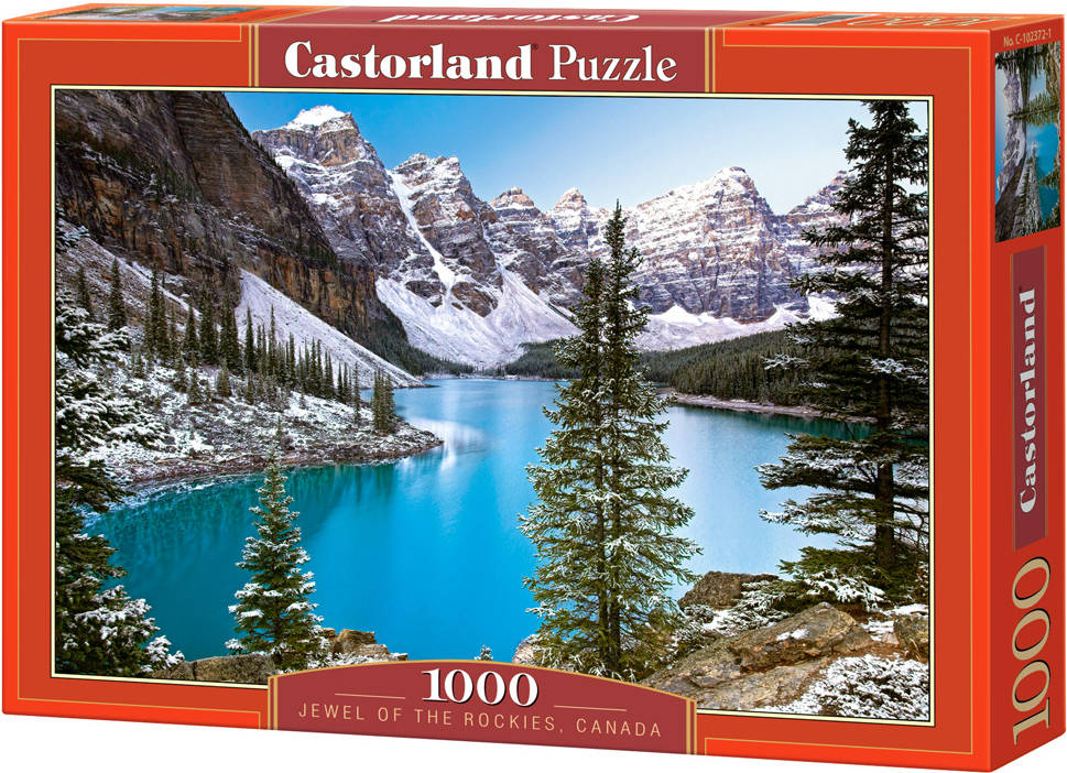 Castorland The Jewel of rockies canada 1000 pcs puzzle rompecabezas paisaje niños y adultos 9 años piezas