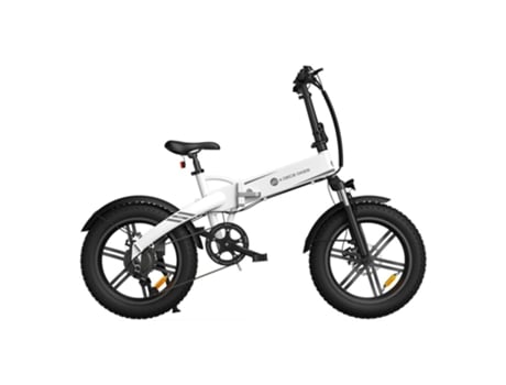 Bicicleta eléctrica ADO Beast 20F Potencia 250W Batería 36V14.5Ah Alcance asistido 120Km Freno de disco hidráulico Blanco