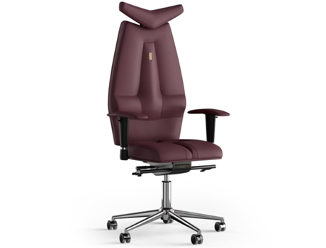 Silla de Oficina KULIK SYSTEM Jet PU Cuero (Bordo -130x50x50cm)