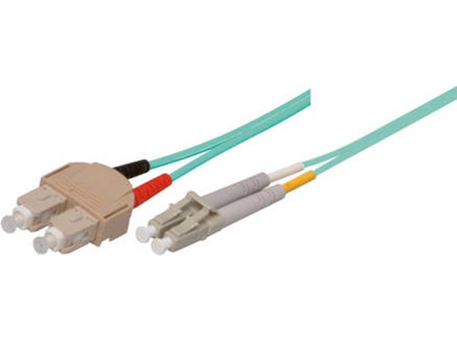 Cable de Fibra Óptica ALCASA (3 m - Verde)