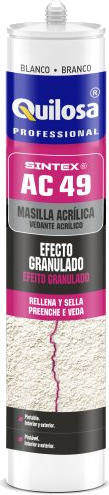 MASILLA ACRÍLICA SINTEX AC-49 GRANULADO BLANCO 300ml