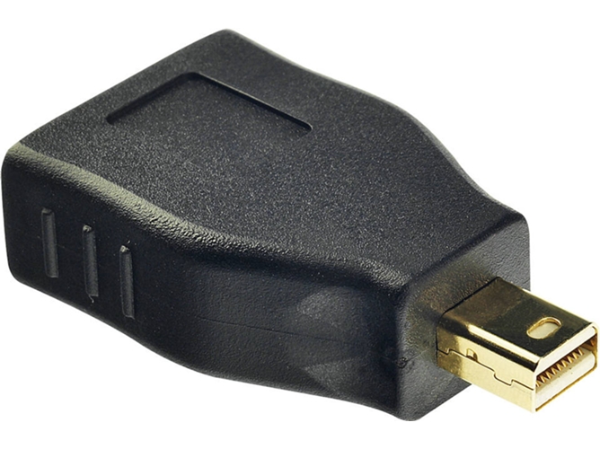 Cable Adaptador LINDY mini Display Port para Display Port Negro