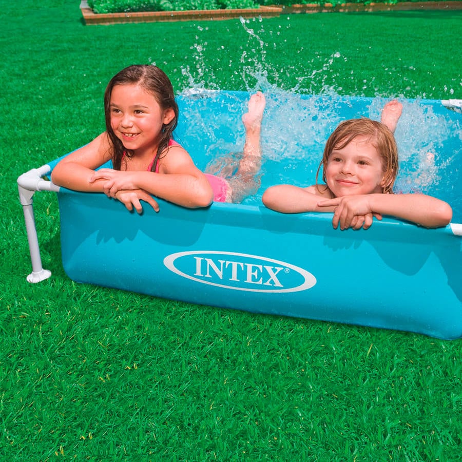 Piscina Hinchable Infantil INTEX Mini Frame Azul (122x122x30cm)