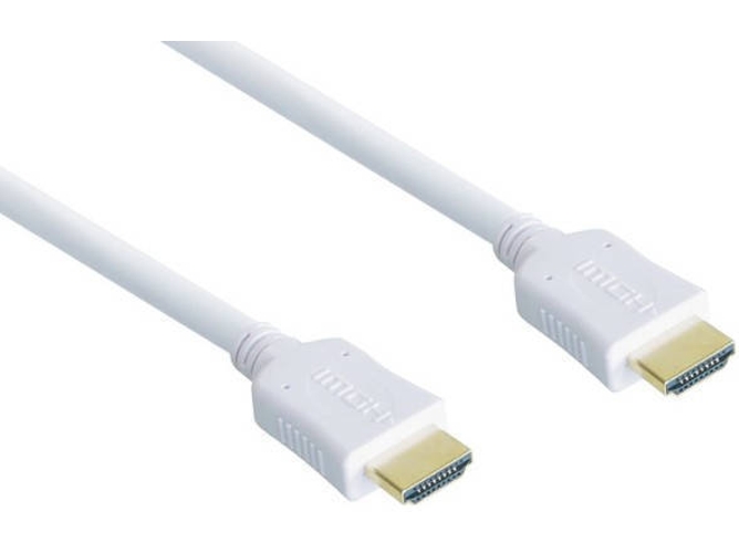 Cable HDMI ALCASA (HDMI - HDMI - Blanco)