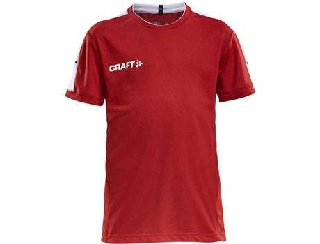 Camiseta de Hombre para Fútbol CRAFT Progress Practise Rojo (10/12 Años)