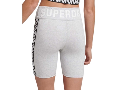 Calção SUPERDRY Shorts Code Essential Sl Cycle Cinzento XS Mulher