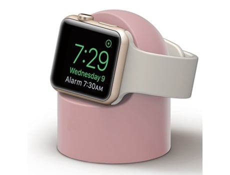 Estación de Carga SLOWMOOSE Apple Watch Soporte Cargador (Rosa)