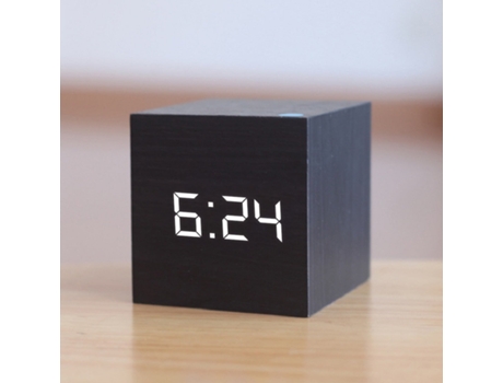 Despertador Digital de Madera con Leds SLOWMOOSE[One]