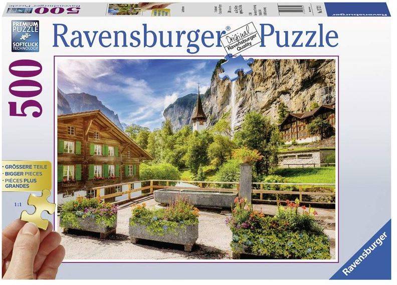 Puzzle Para Adultos 13712 de subir brunnen colormodelo surtido ravensburguer lauterbunnen 500