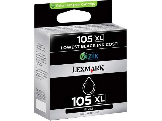 Cartucho de tinta LEXMARK Lexmark 105XL Original Negro 1 pieza(s)