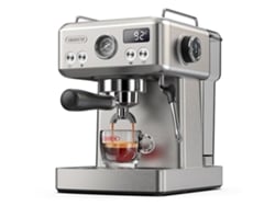 Cafetera Espresso automática HiBREW H10A Semi 19Bar Espumador de leche a presión Temperatura ajustable Jarra de 350 ml