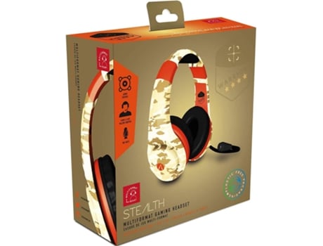 Auriculares para juegos multiformato Stealth Xp Warrior (camuflaje del desierto) /Auriculares