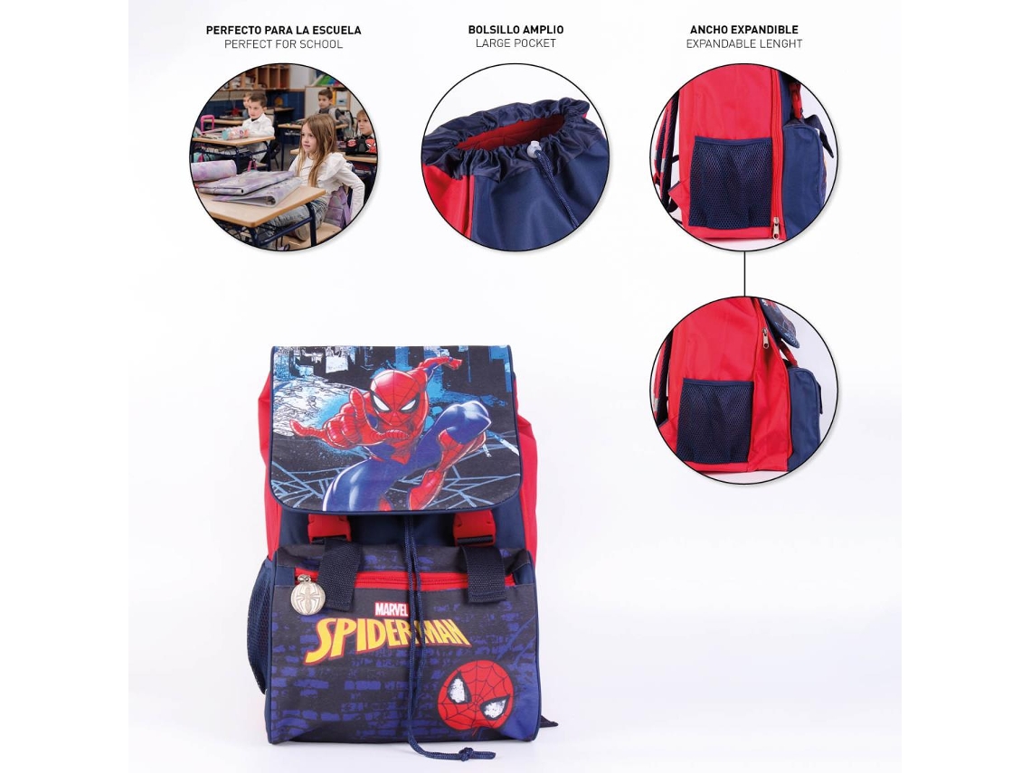 Mochila Spiderman Marvel 40cm