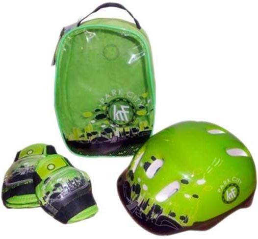 Krf The New urban concept set mochila protecc+casco kit de niños outdoor park city mochila+protecciones+casco tamaño unico