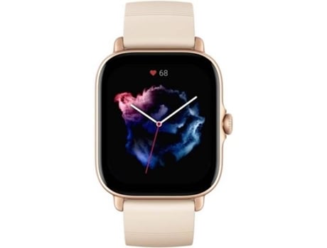 Amazfit Gts 3 blanco amoled gps smartwatch ‎amazfit 1.75 uhd 20 mm 88 119 5 atm bt 5.1 12 marfil gts3 ivory white huami fitness monitoreo ciclo femenino con frecuencia spo2 sueño reloj con150+ 445 42