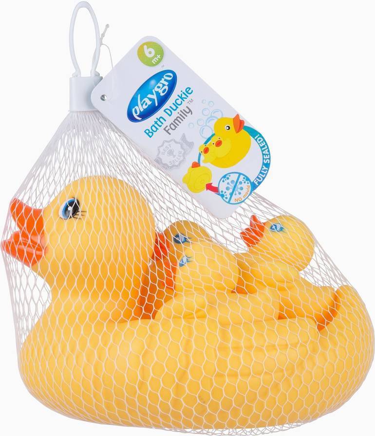 Familia de Patitos de Goma para el Baño PLAYGRO