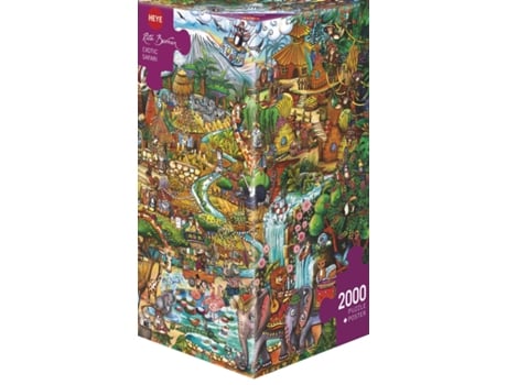 Puzzle 2000 pcs Berman Exotic Safari (9 años)