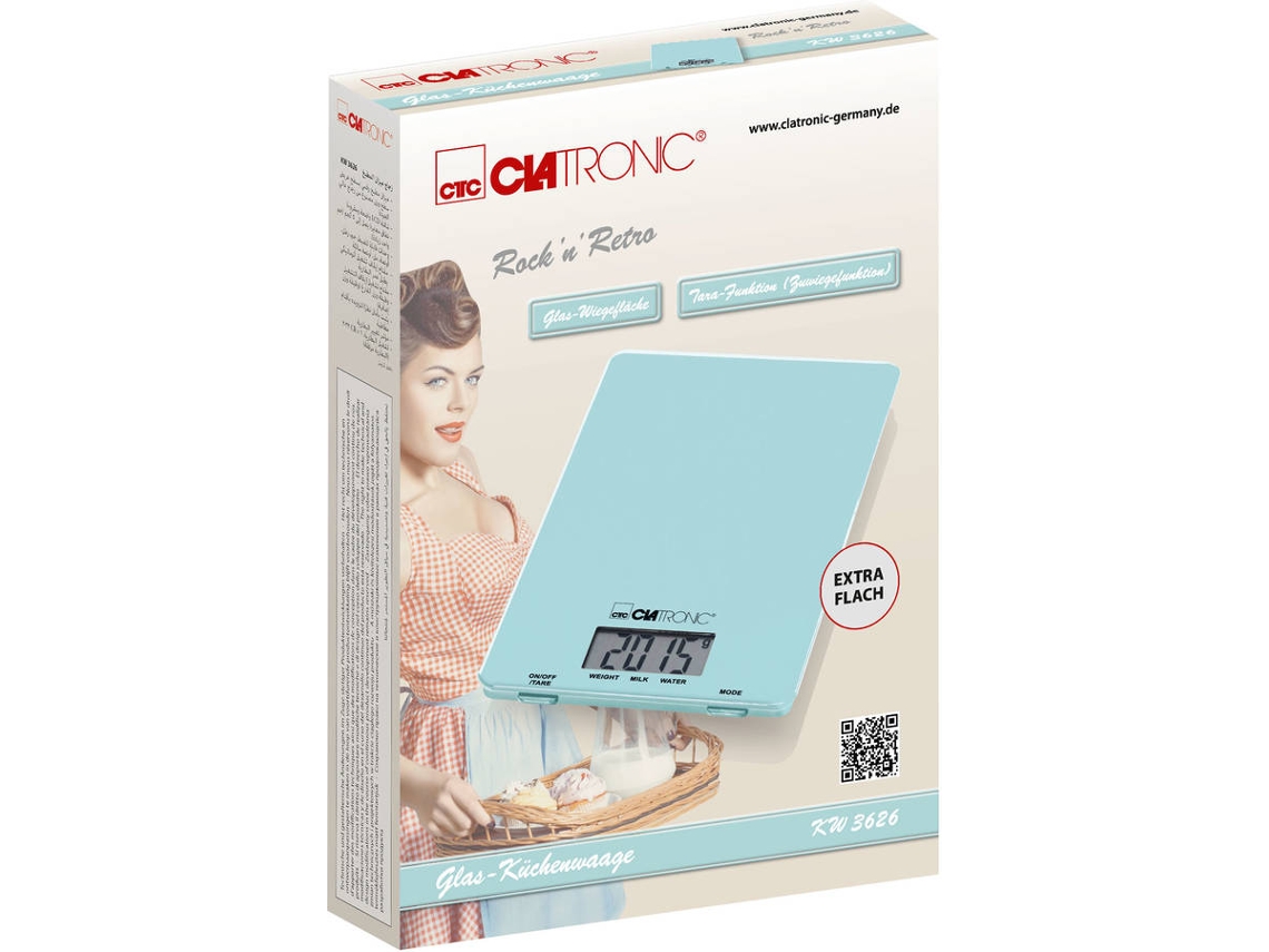 Báscula de cocina digital Clatronic KW3626