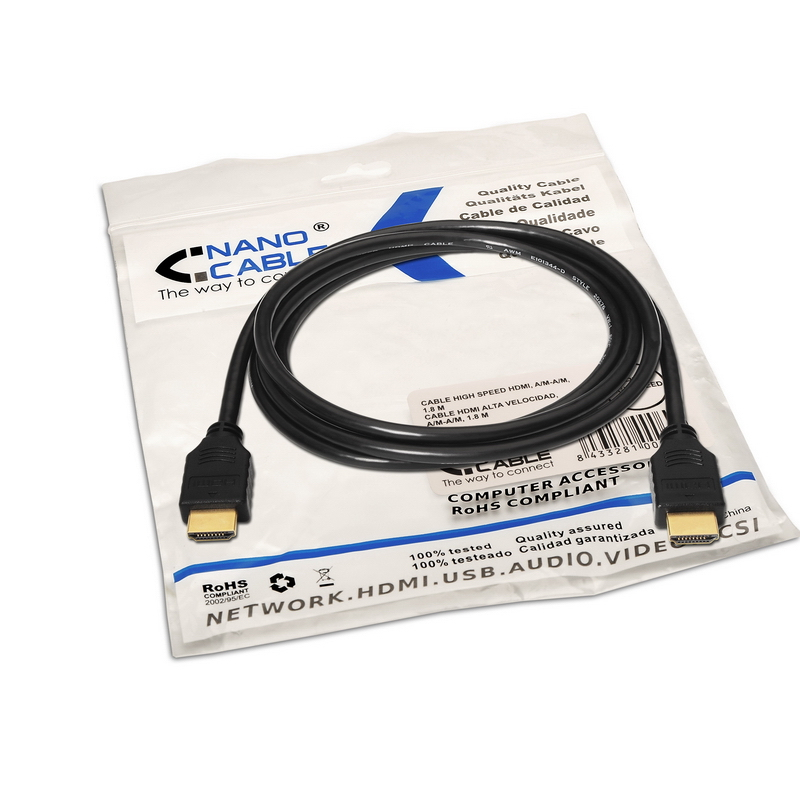 Nanocable Cable Hdmi v1.3 7.0 10.15.0307 v1.3b alta velocidad 1080p tipo 7mts