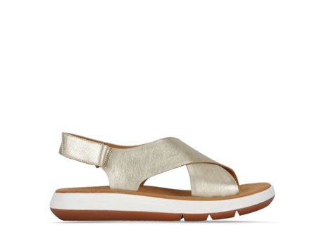 Sandalias CLARKS Jemsa Cross Champagne Lea (Dorado - EU-36)