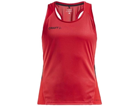 Camiseta de Mujer CRAFT Control Impact Tenis Rojo (M)