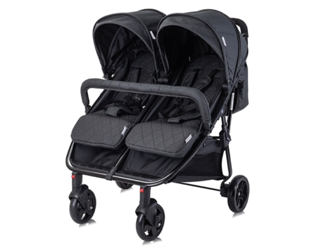 Silla De Paseo Gemelar Duo De LORELLI Black