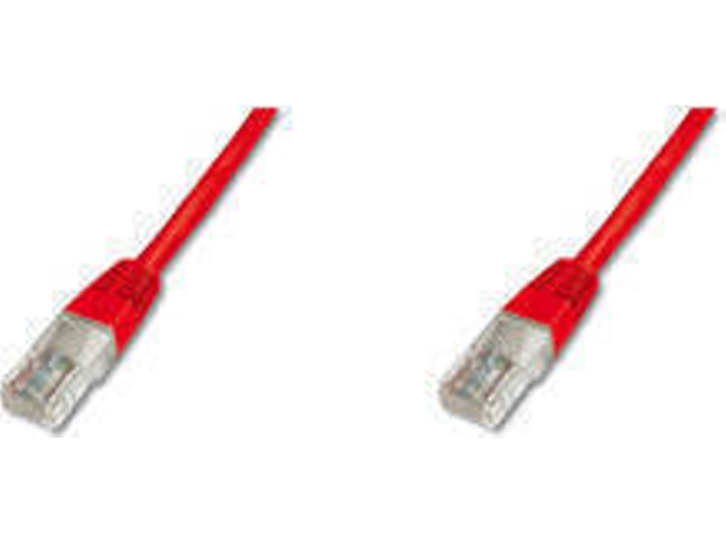 Cable de Red DIGITUS (RJ45 - 2 m - Rojo)