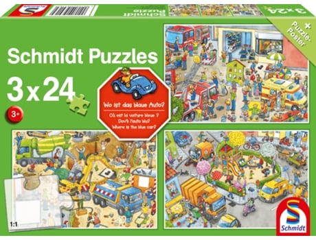 Puzzle SCHMIDT SPIELE 56416 rompecabezas 24 pieza(s) Vehículos