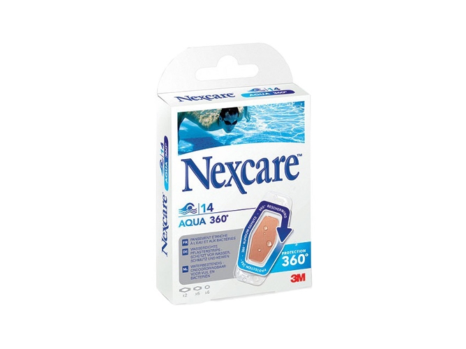 Nexcare Tiras Paquete de 14 resistentes al agua 360