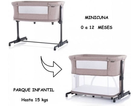 Cuna de Colecho y Parque Infantil CHIPOLINO Mommy´N Me 2 en 1 Beige (0 hasta 6 Meses)