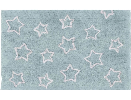 Alfombra NAFNAF White Stars (120x160 cm - Azul)