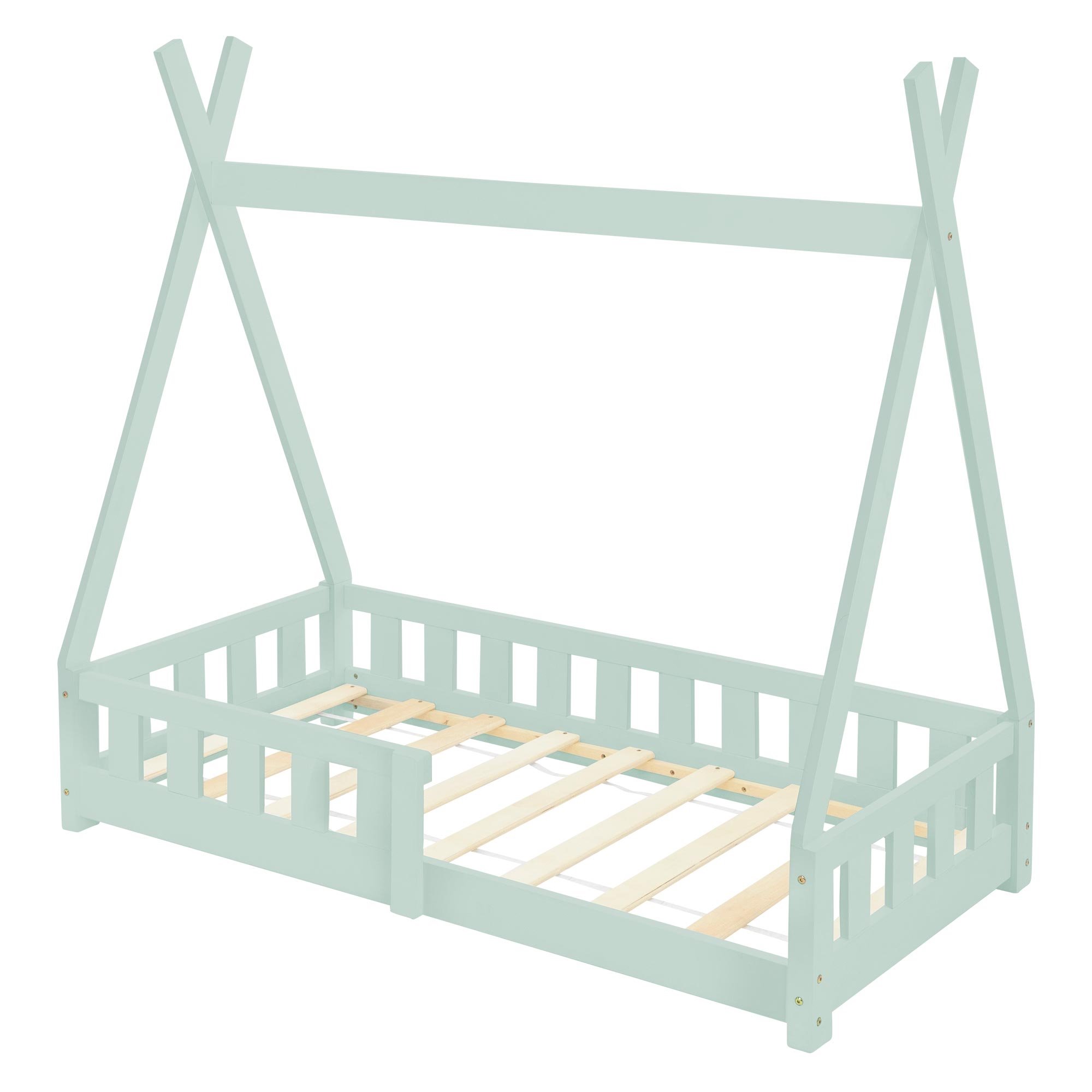 Cama Para Niños Tipi Pine Mint Anti-Faded Pine