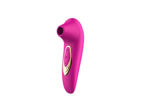 Vibrador de masaje de succión de 5 frecuencias para mujer (rojo) VEANXIN