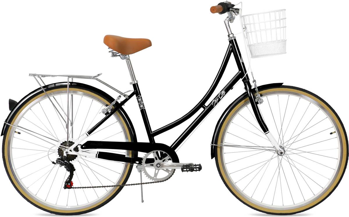 Bicicleta FABRICBIKE Step City Black Negro (28")