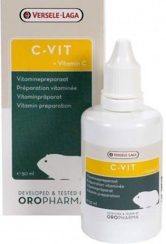 Complemento Alimenticio para Conejillos de Indias VERSELE-LAGA Vitamina C (50ml)