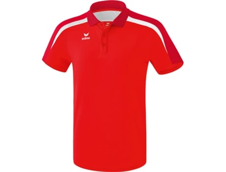 Polo para Hombre ERIMA Liga 2.0 Rojo, Blanco para Multideportes (8 años)