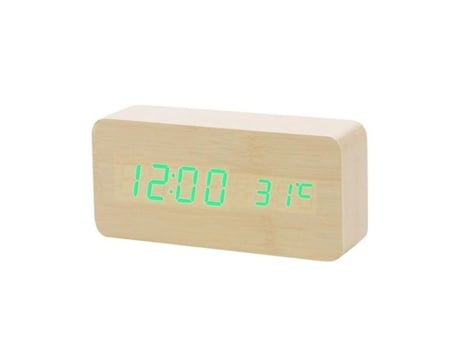 Despertador Madera Led Usb SLOWMOOSE / AAA 16[15]