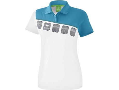 Polo para Mujer ERIMA 5-C Azul, Blanco para Multideportes (38)