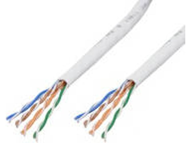 Cable de Red MICROCONNECT (RJ45 - 100 m - Gris)