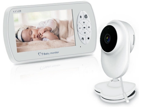 Intercomunicador para Bebé YDCY K520 Vídeo 4.3 Blanco