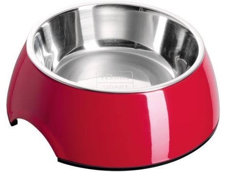 Comedero para Perros HUNTER 124674 (Rojo - 350 ml - Acero Inox)