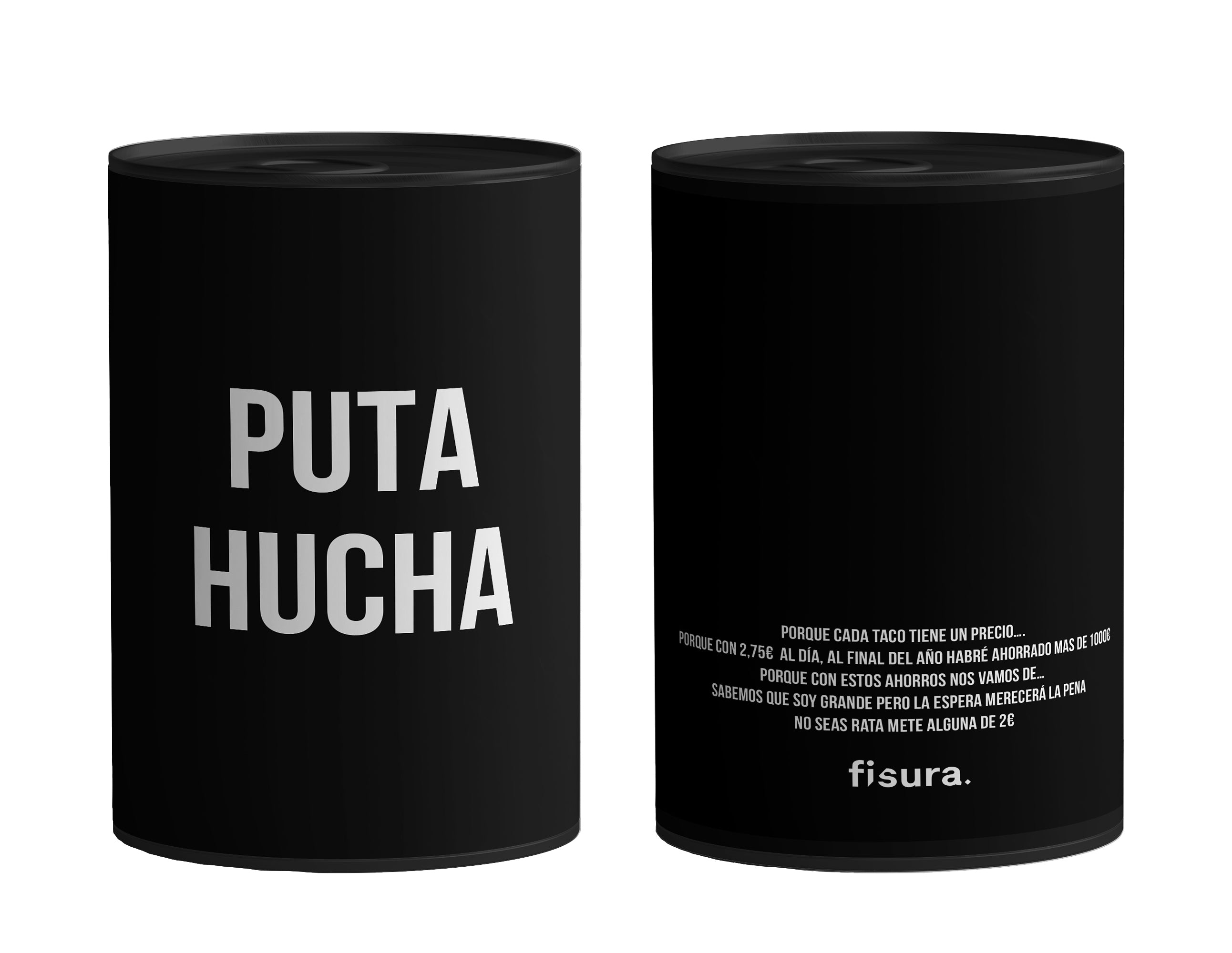 Hucha original con mensaje Hucha grande para adultos de acero