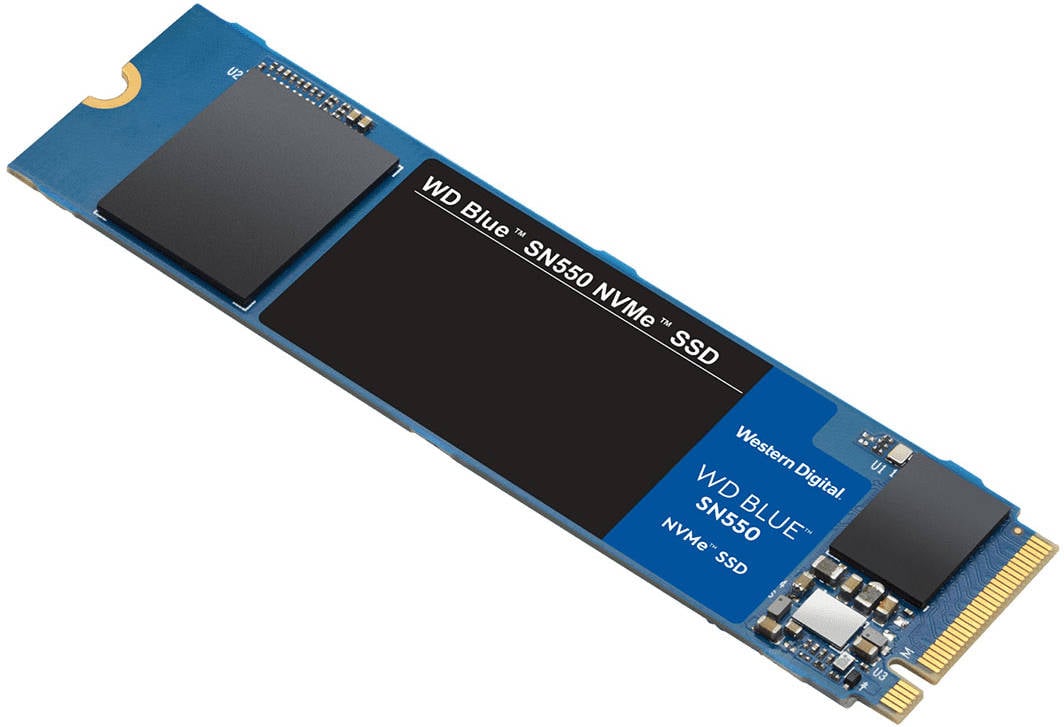 Disco Interno SSD WD Blue SN550 (500 GB - NVMe - 2400 MB/s)