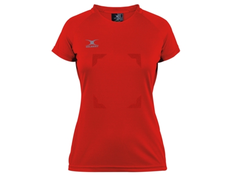 Camiseta de Mujer GILBERT Eclipse Hook Loop Rojo (M)