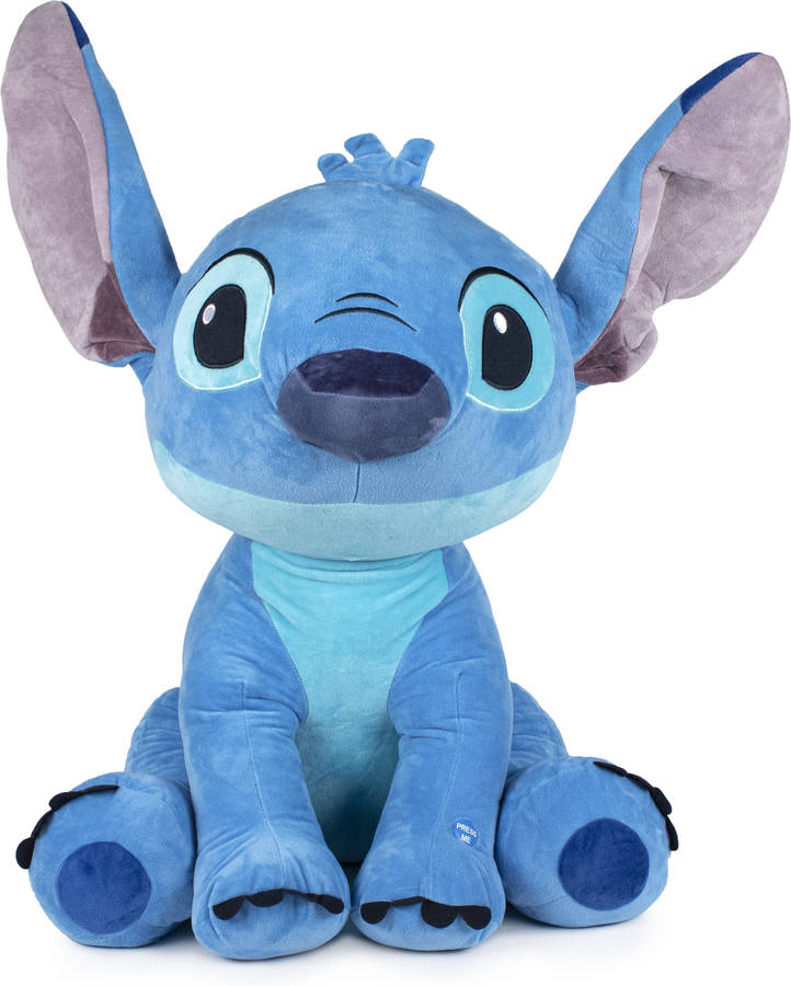 Famosa Softies Peluche stitch de la pelicula disney lilo y tamaño medio textura suave blandita tiene sonido interativo con edad recomendada 0