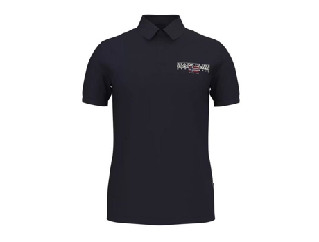 Polo Unisex NAPAPIJRI Aylmer Marinho Algodón Azul (M)