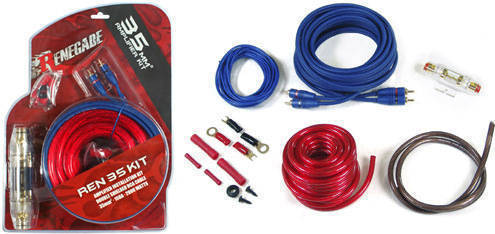 Renegade Ren20kit Adaptador de cable rca negro azul rojo para male 158