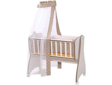 Juego de Textil LORELLI First Dreams Ranforce Crowns Latte